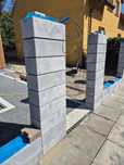 Pustak ogrodzeniowy DREWBET CUBO 50x22x19 K1 Platyna