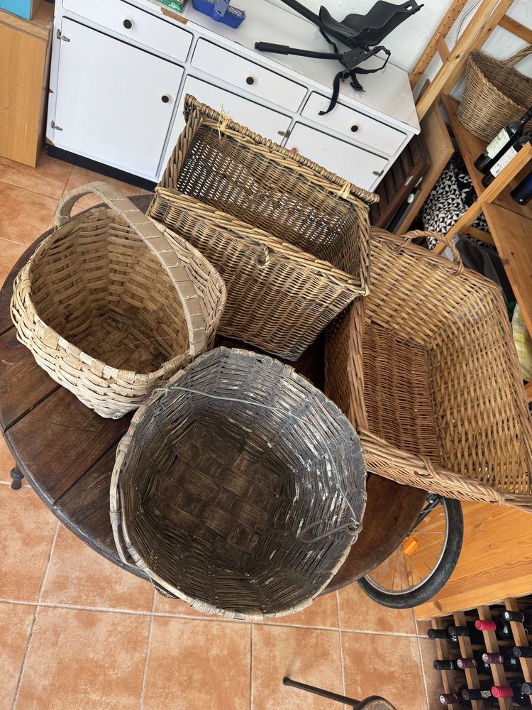 Cestos grandes para lenha ou outras arrumações