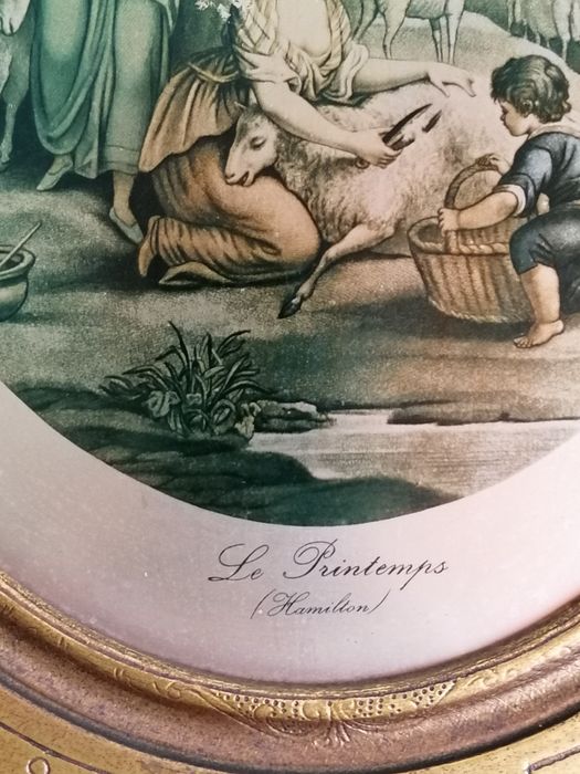 Reprodução em chapa cobre "Le Printemps"
