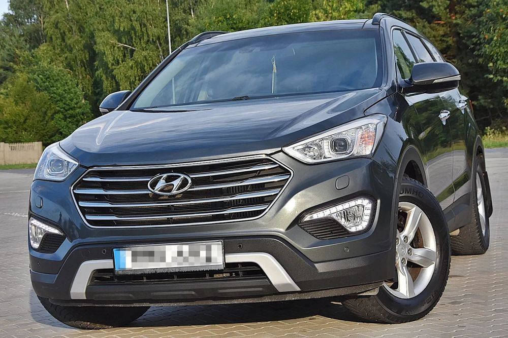Hyundai Grand Santa Fe 2.2 CRDI 197KM * 4x4 * 7osobowy * PANORAMA * Skóra * NAVI * ZADBANY!