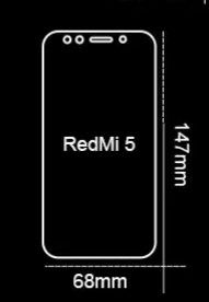 Xiaomi Redmi 5 защитное стекло, за 2шт.