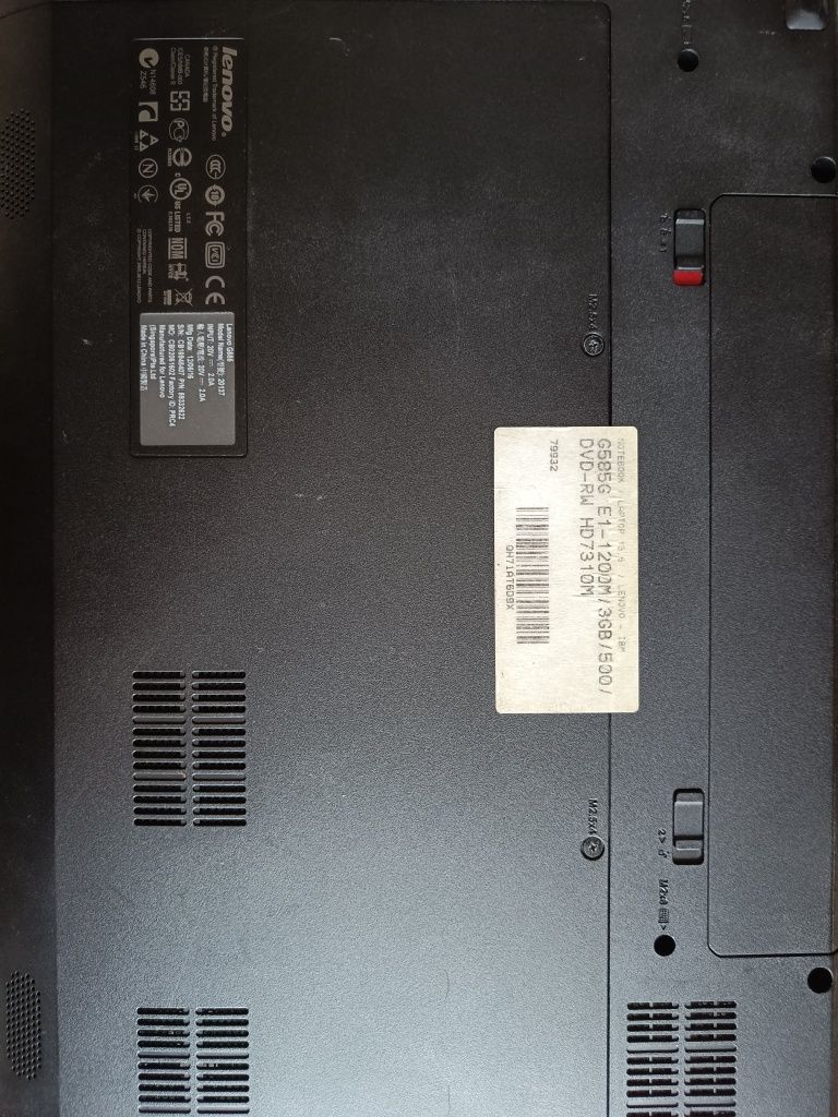 Laptop Lenovo Essential G585 15,6" E1-1200 4GB RAM