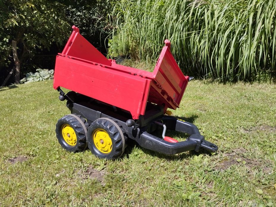 Zestaw rolly toys traktor + przyczepa +cysterna