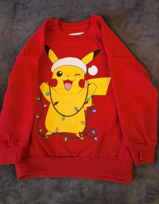 Bluza świąteczna Pikachu Pokemon Sinsay 116