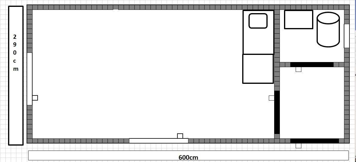 Kontener socjalny WC + Jadalnia 17m2 PRODUCENT