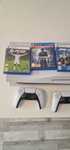 Playstation 5 napęd pady 2szt 3 gry fifa 25