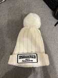 Czapka Zimowa Dsquared Biala