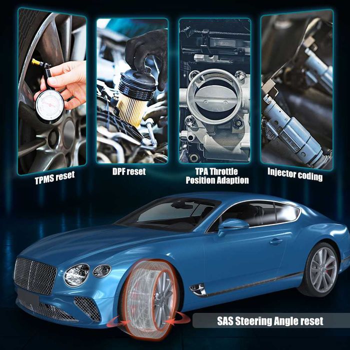 Profesjonalny skaner tester ANCEL VD700 VW AUDI SEAT SKODA j. Polski