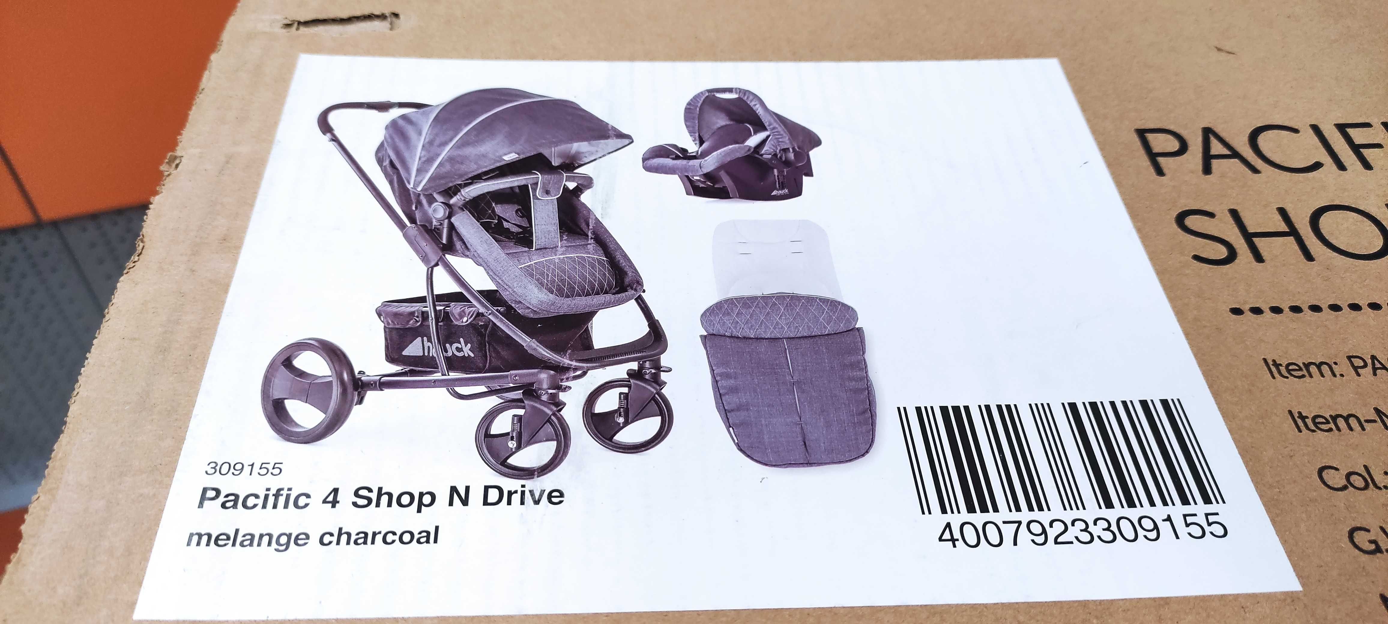 PROMOCJA - 30% Wózek 3w1 do 25kg Hauck Pacific 4 Shop N Drive