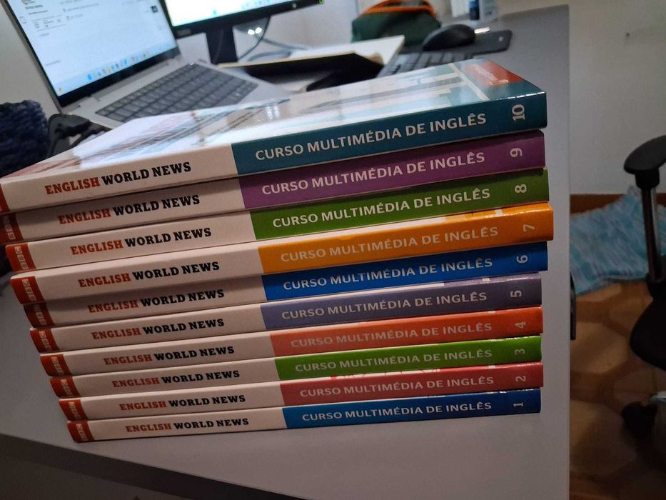 Curso de Inglês (livros + multimédia)