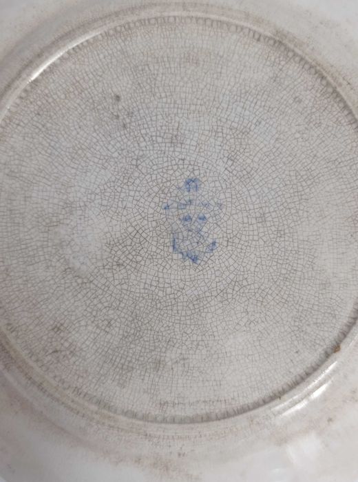 2 Pratos Antigos Azuis