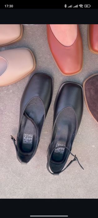 Балетки чорні 36 розмір
