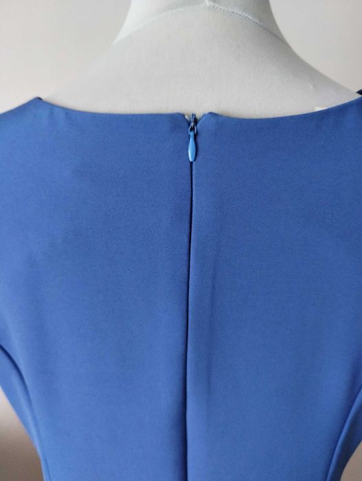 Sukienka chabrowa/niebieska 44 marconi