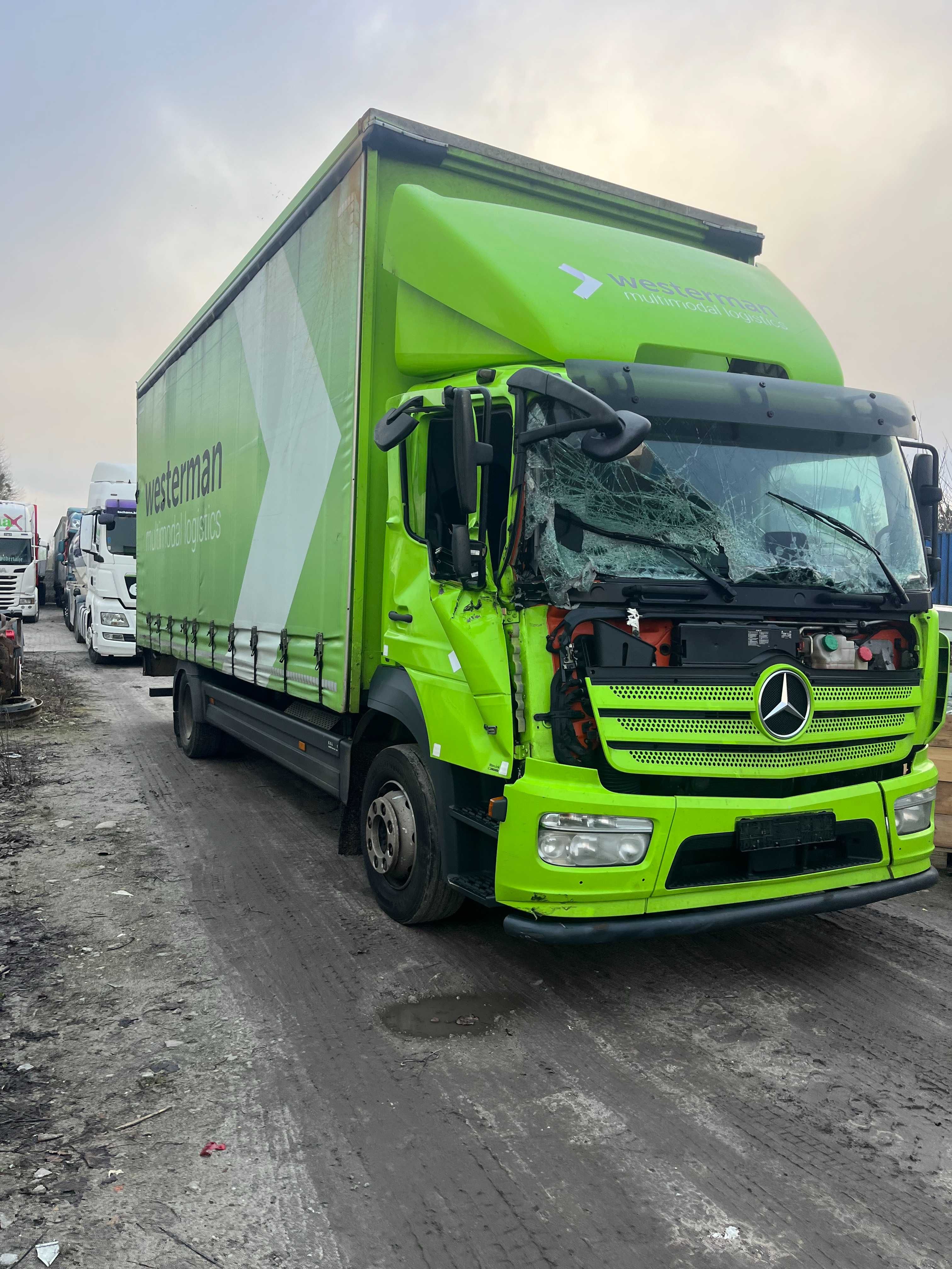 skrzynia ładunkowa plandeka mercedes ateco