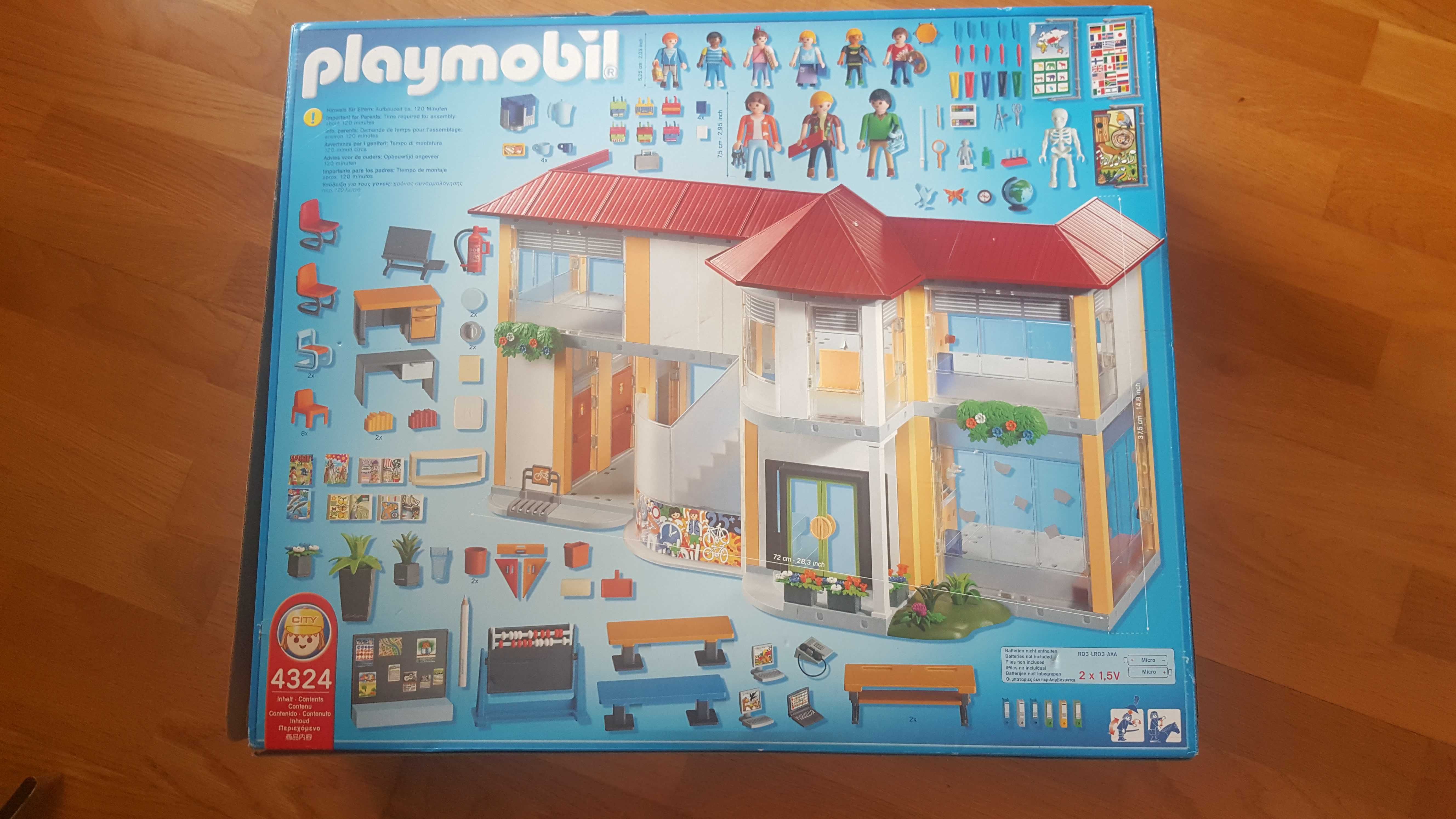 PLAYMOBIL - Colégio completo com caixa