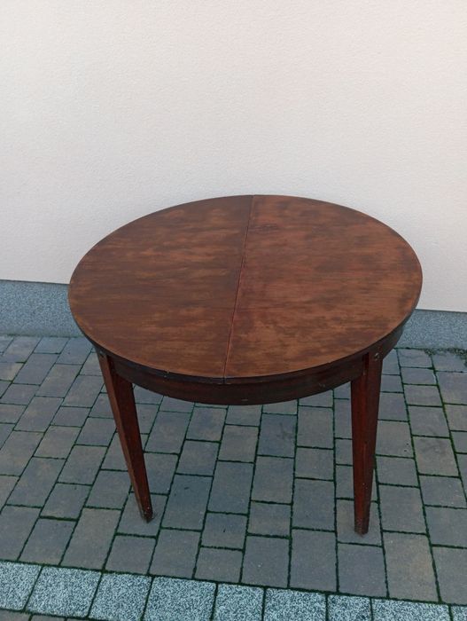 Stół okrągły PRL Transport