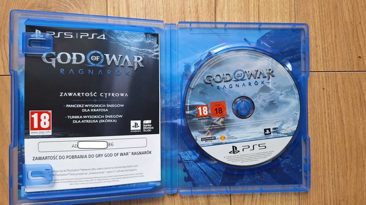 God Of War Ragnarok PS5 + Valhalla PL / Bez skaz
