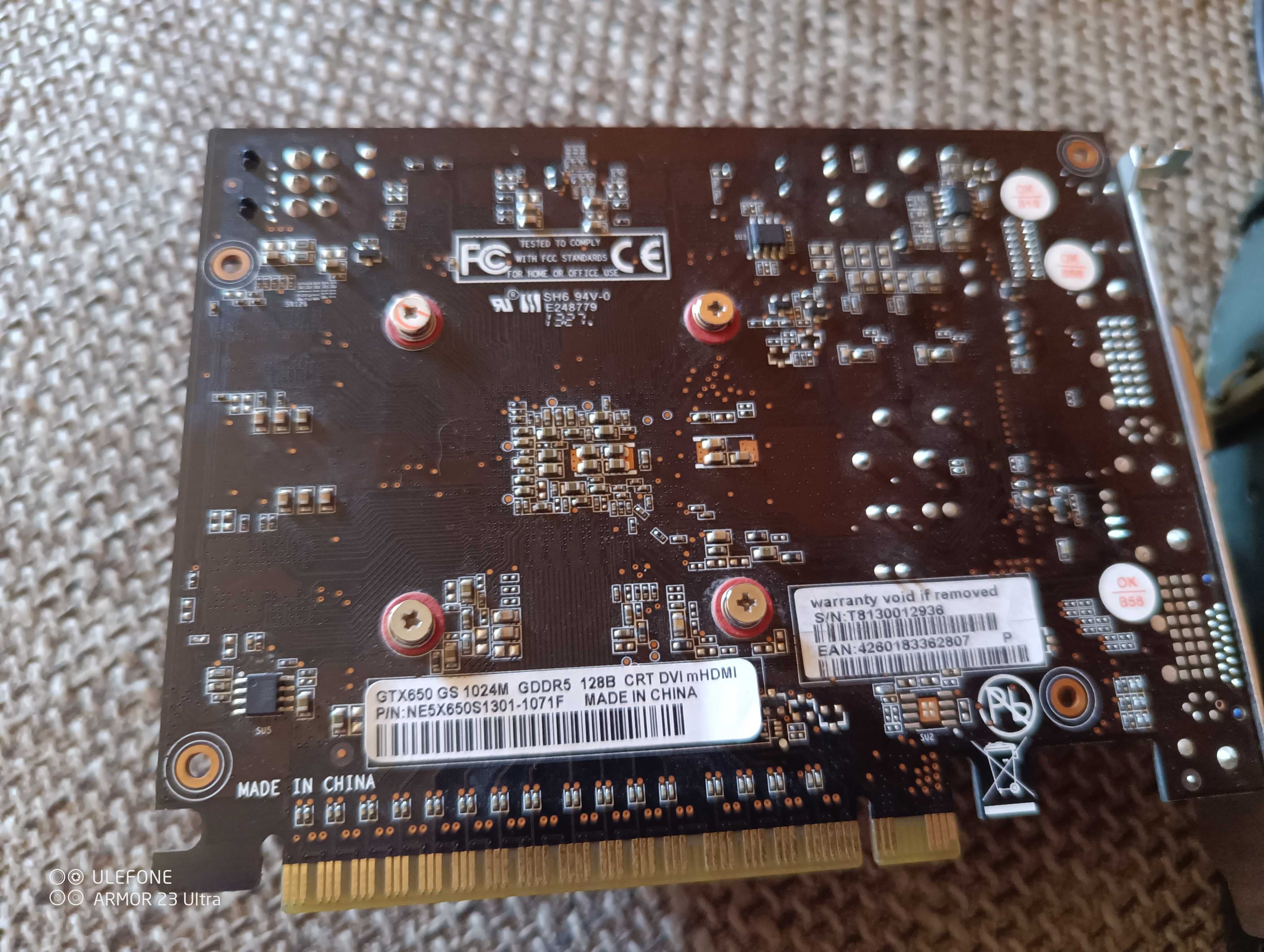 Відеокарта GTX 650 1 GB 1024 MB GDDR5 128 bit