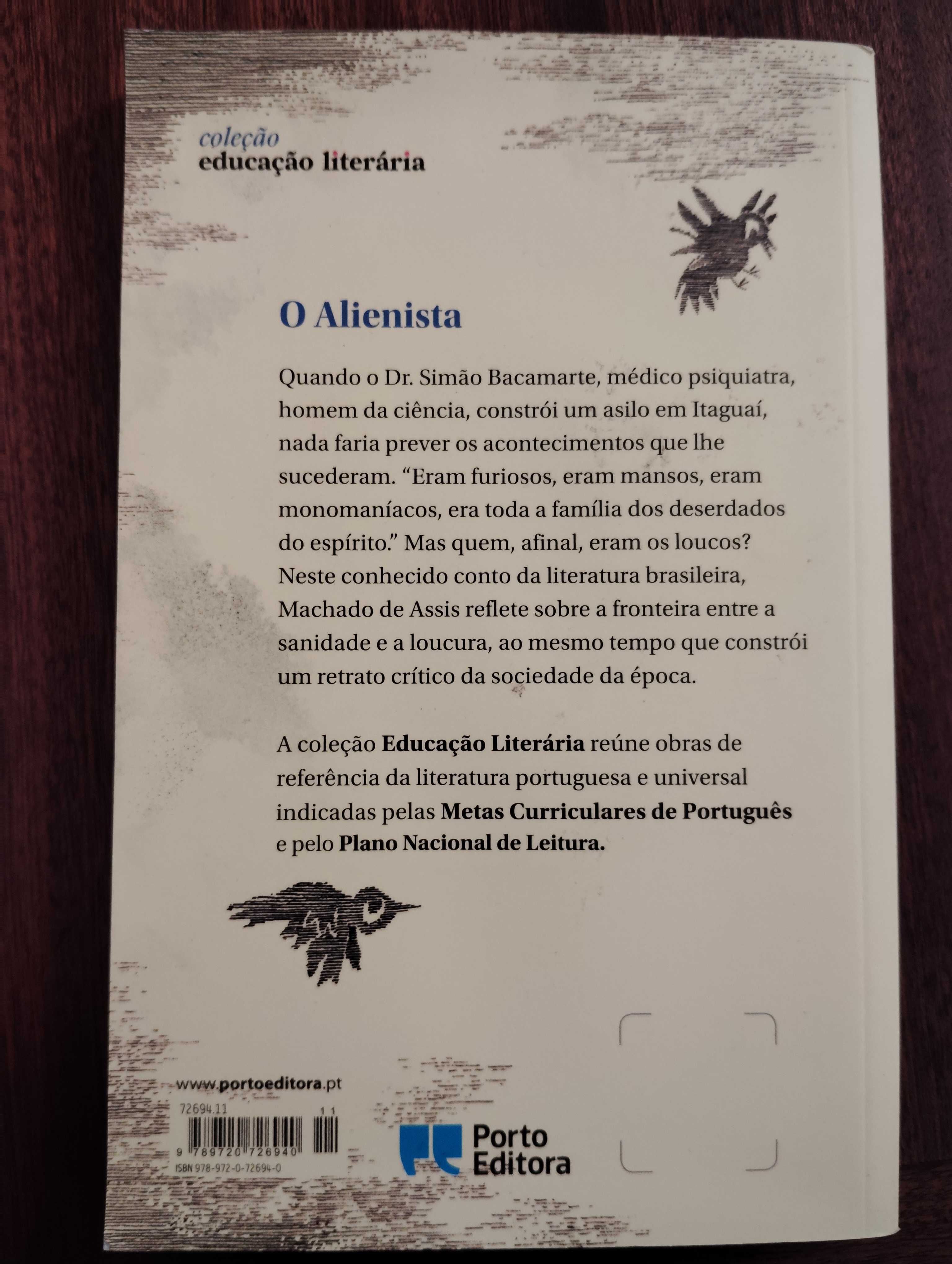 Livro: O Alienista, Machado de Assis