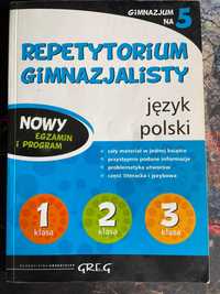 Repetytorium do Gimnazjum GREG Język Polski