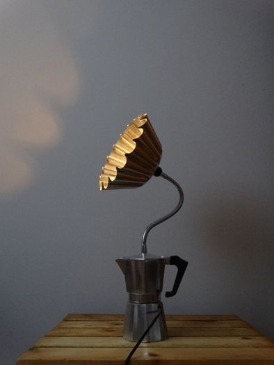 Oryginalna lampa lampka hand made dzbanek czajnik foremka do ciasta