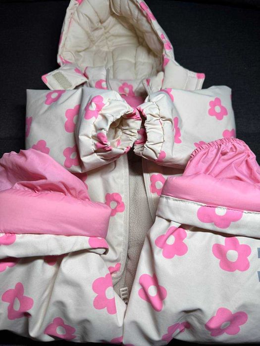 Зимовий комбінезон для дівчинки 12 місяців