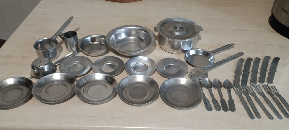 Іграшковий алюмінієвий посуд дитячий часів срср