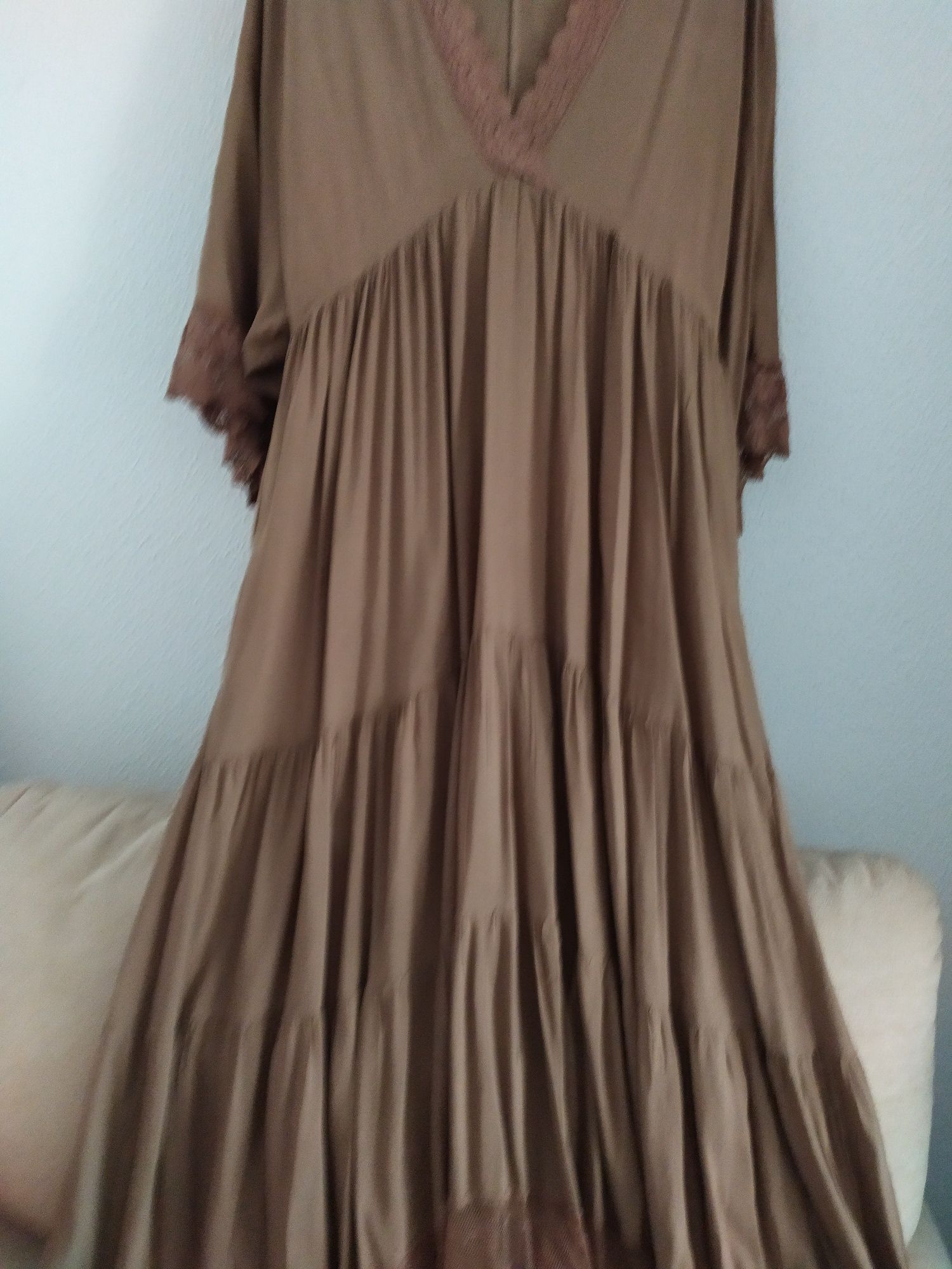 Vestido longo Dixie oversize
