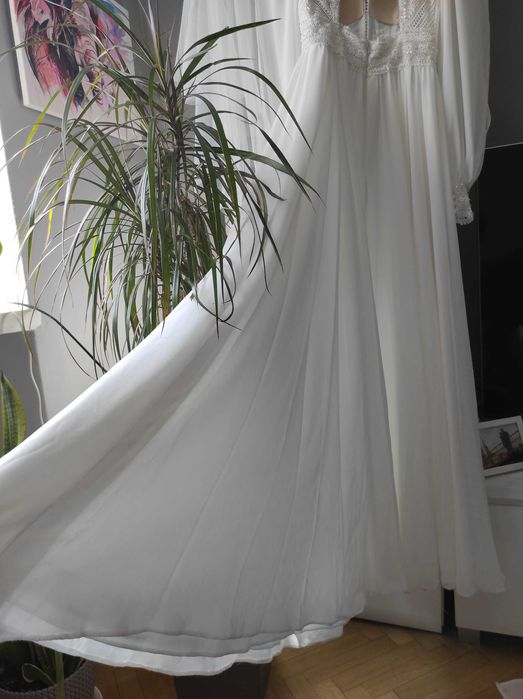 Suknia Ślubna GALA EVA z odpinanymi rękawami, rozm 36 + 3 GRATISY !