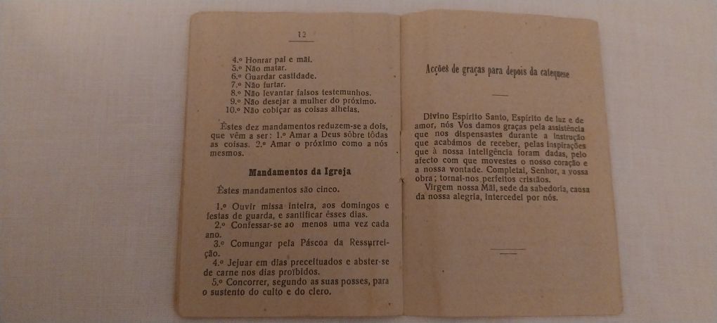 Catecismo para a comunhão particular 1938