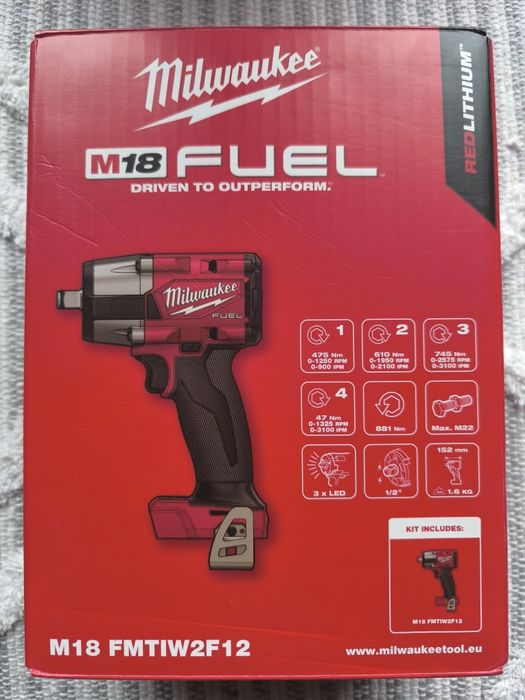 Sprzedam nowy klucz Milwaukee m18 fmtiw2f12-0