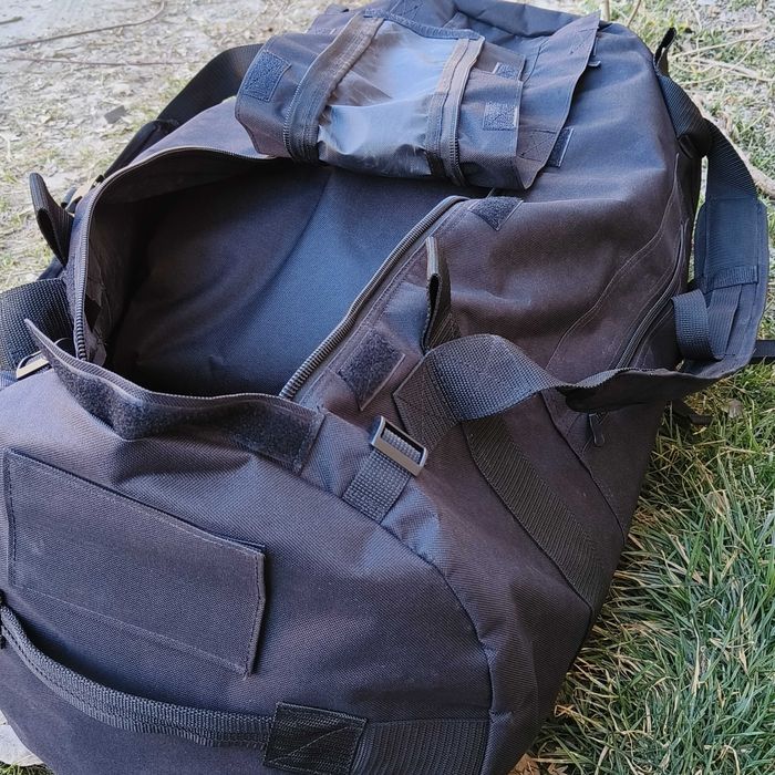 Баул рюкзак сумка чорного кольору 120 літрів