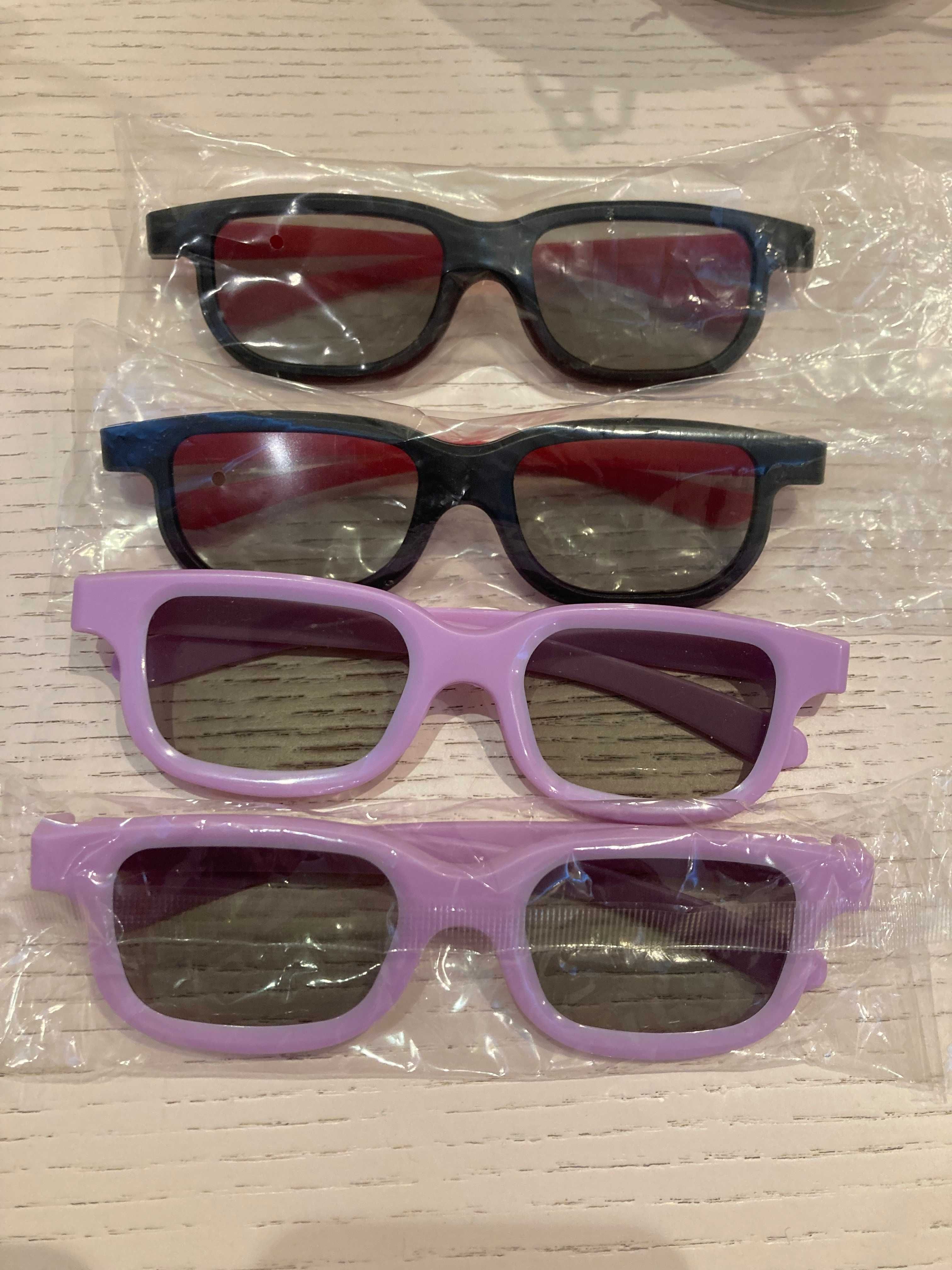 3D очки окуляри 3D 4 шт.