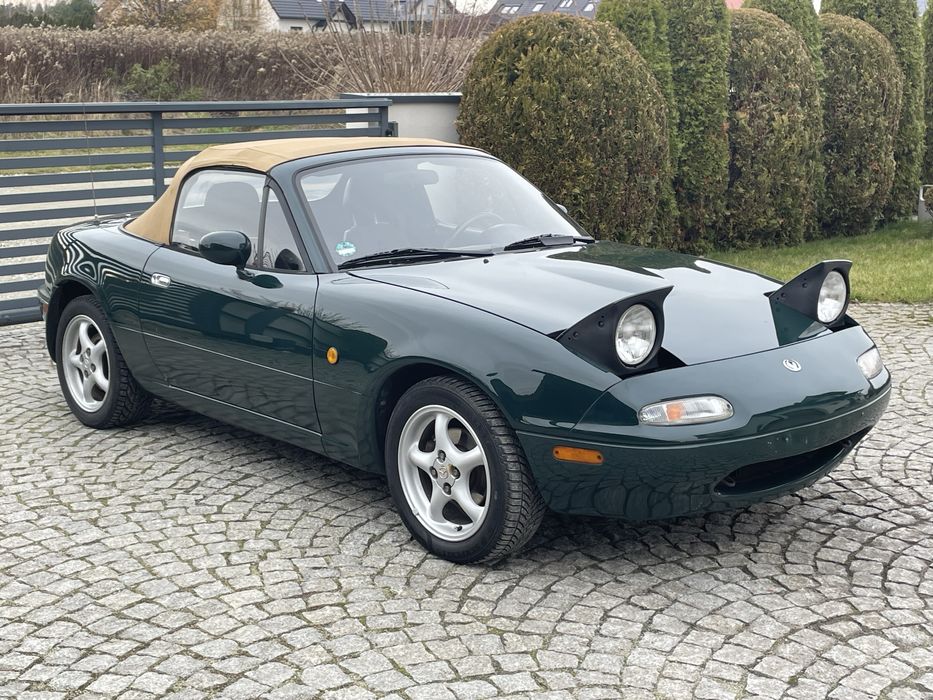 Mazda Mx5 NA 1996 British Racing Green Beżowy Dach