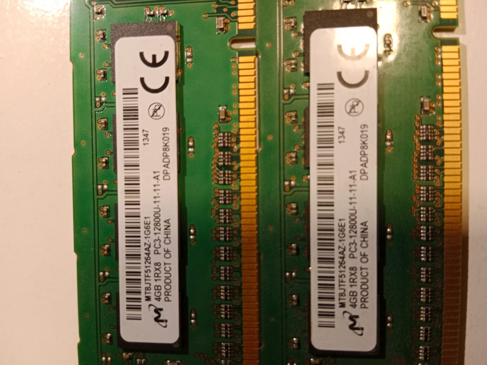 Pamięć RAM 8 GB, 2 x po 4 GB