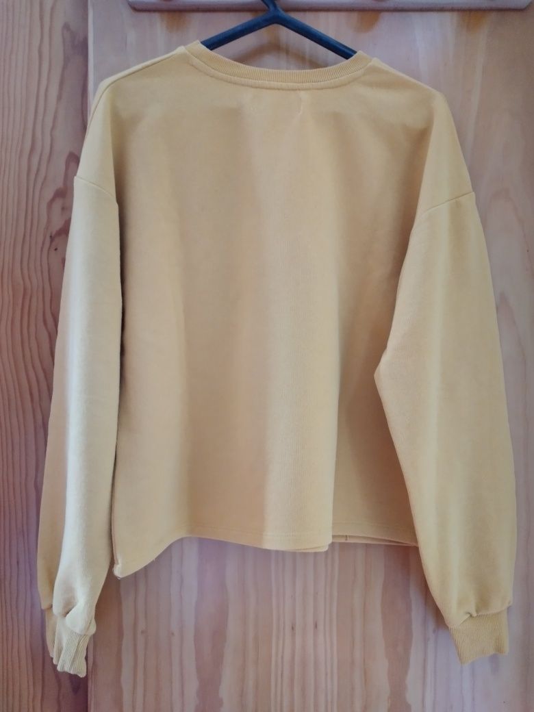 Sweatshirt amarelo torrado, tamanho S