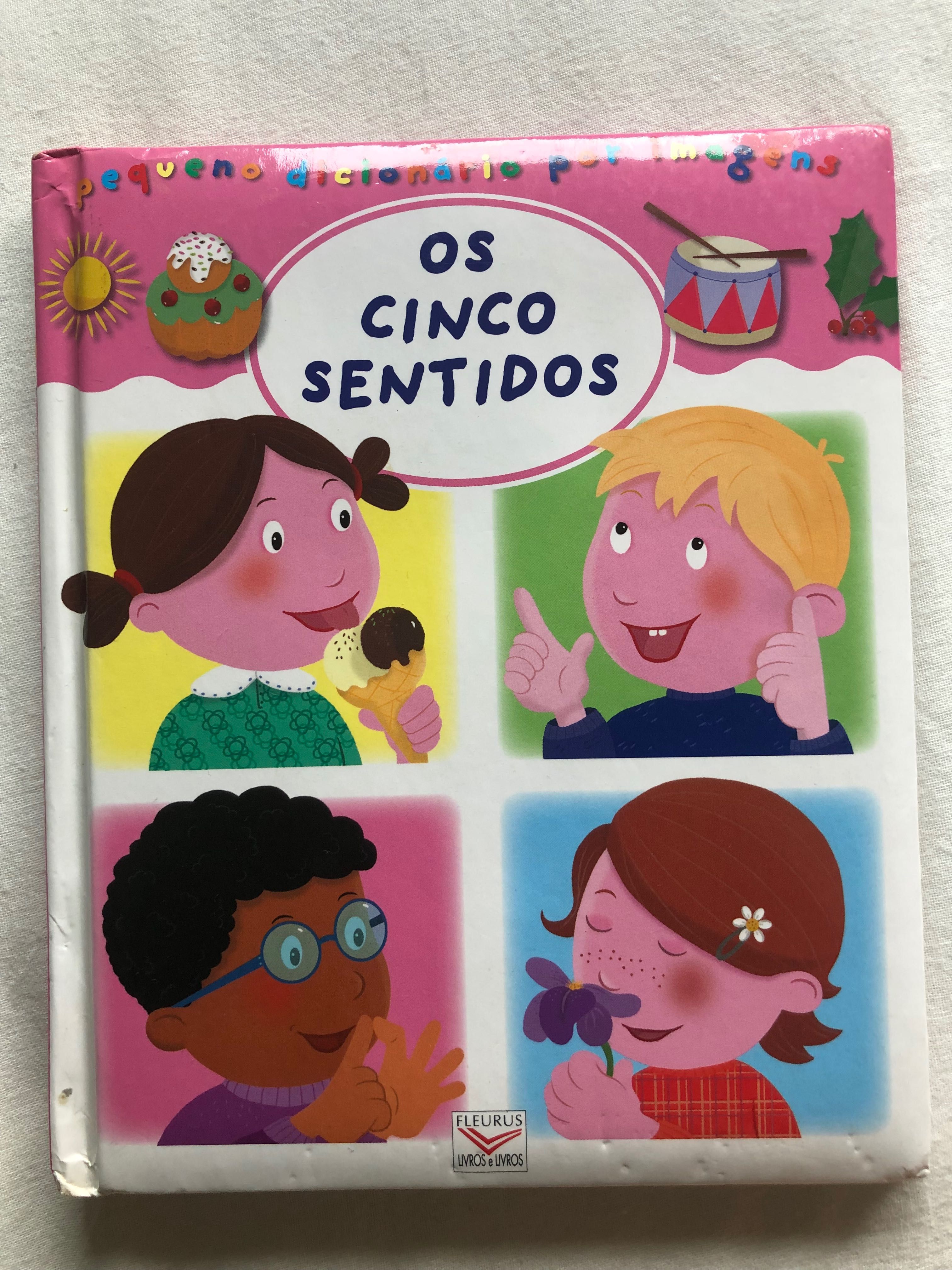 “Os cinco sentidos” livro infantil