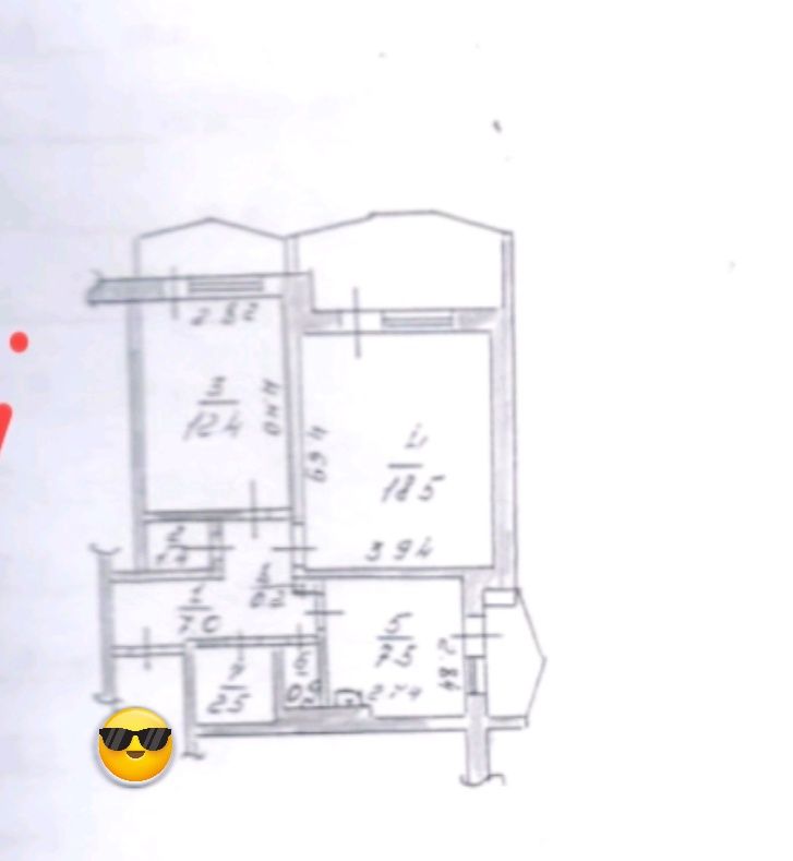 Терміново продам !!! 2к квартира 57  м. 2