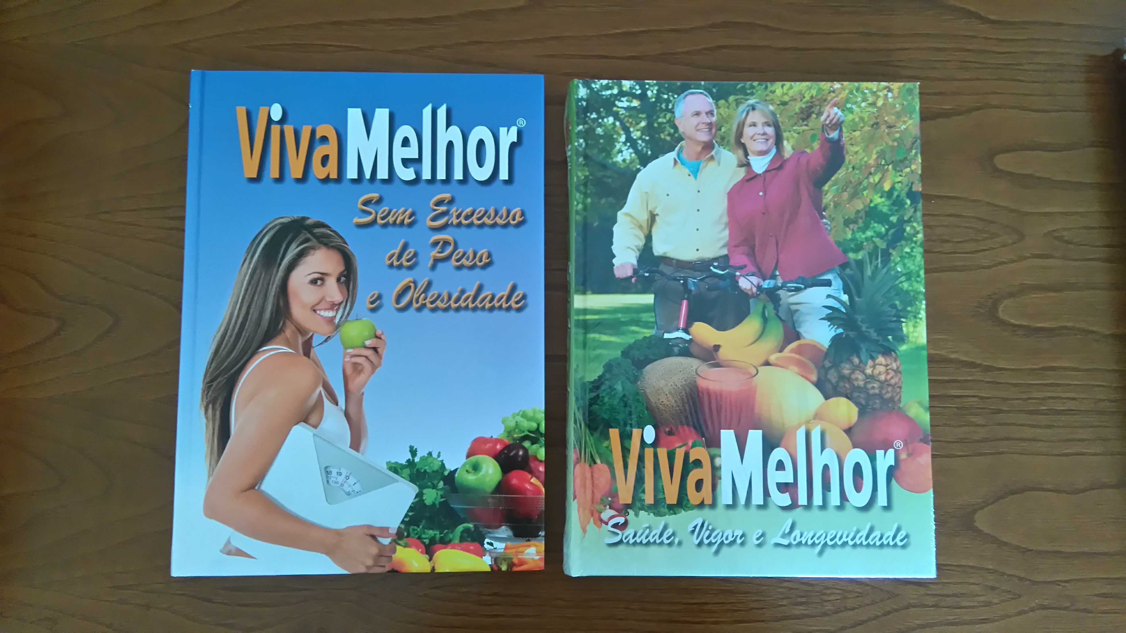 2 Livros VIVA MELHOR: Sem excesso de peso - Saúde, Vigor e Longevidade