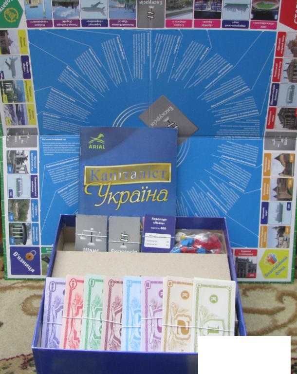 Настольная игра Arial Капіталіст Україна Монополия Капиталист