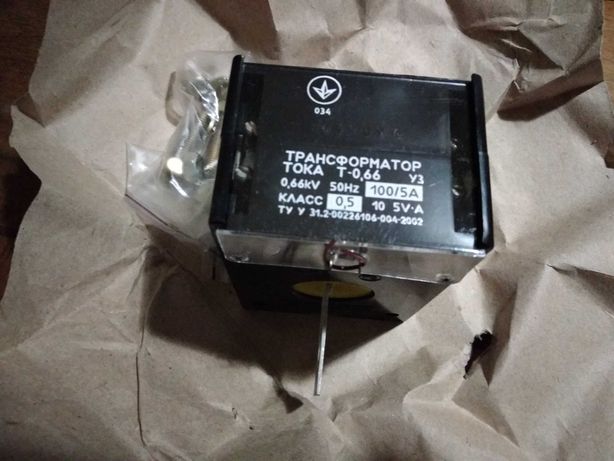 Трансформатор тока Т-0,66 (100/5A, 0,66 кВ)
