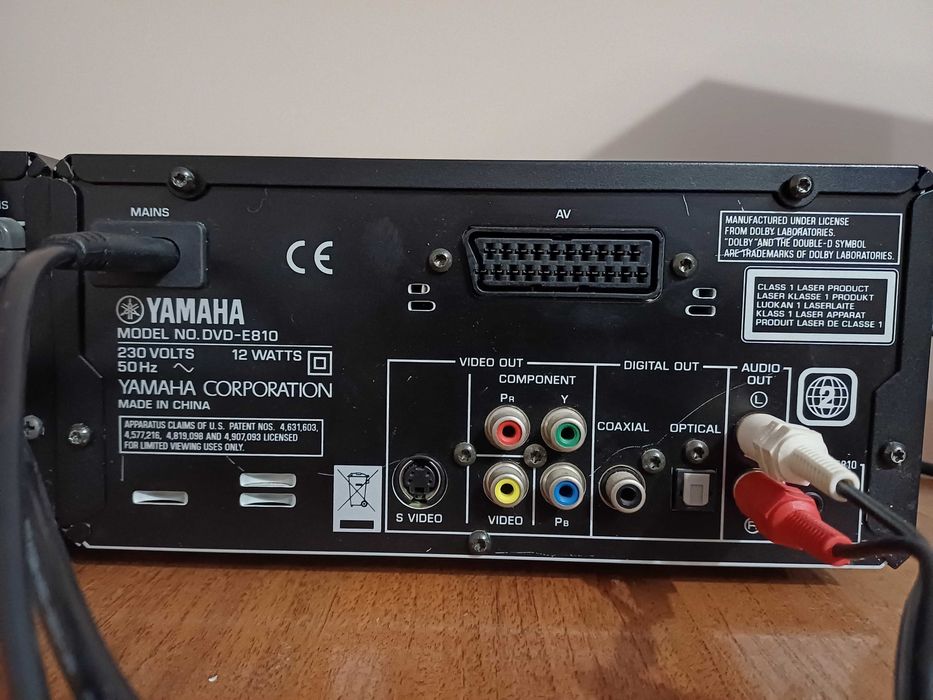 Wieza , zestaw Yamaha Pianocraft RX-E810, E-810, kolumny Wharfedale