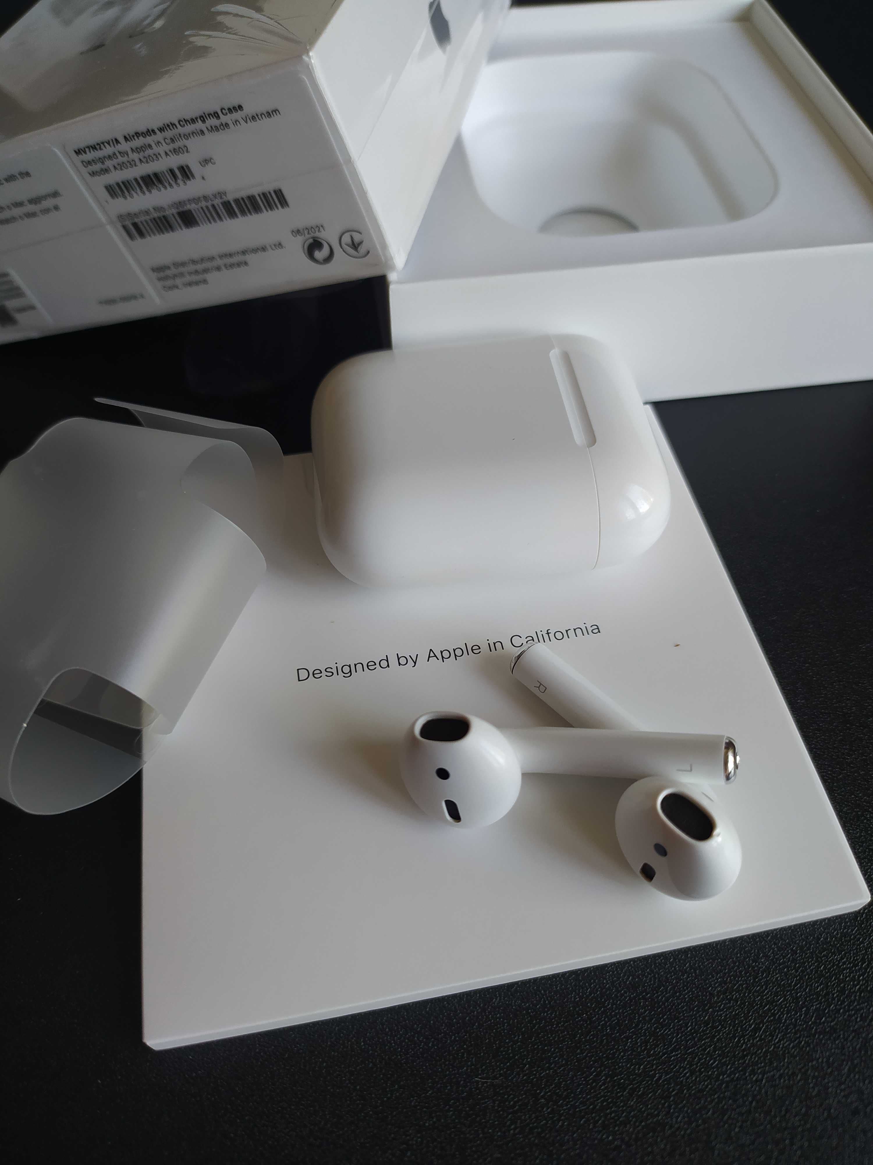 Навушники apple air pods оригінал з коробкою і документами