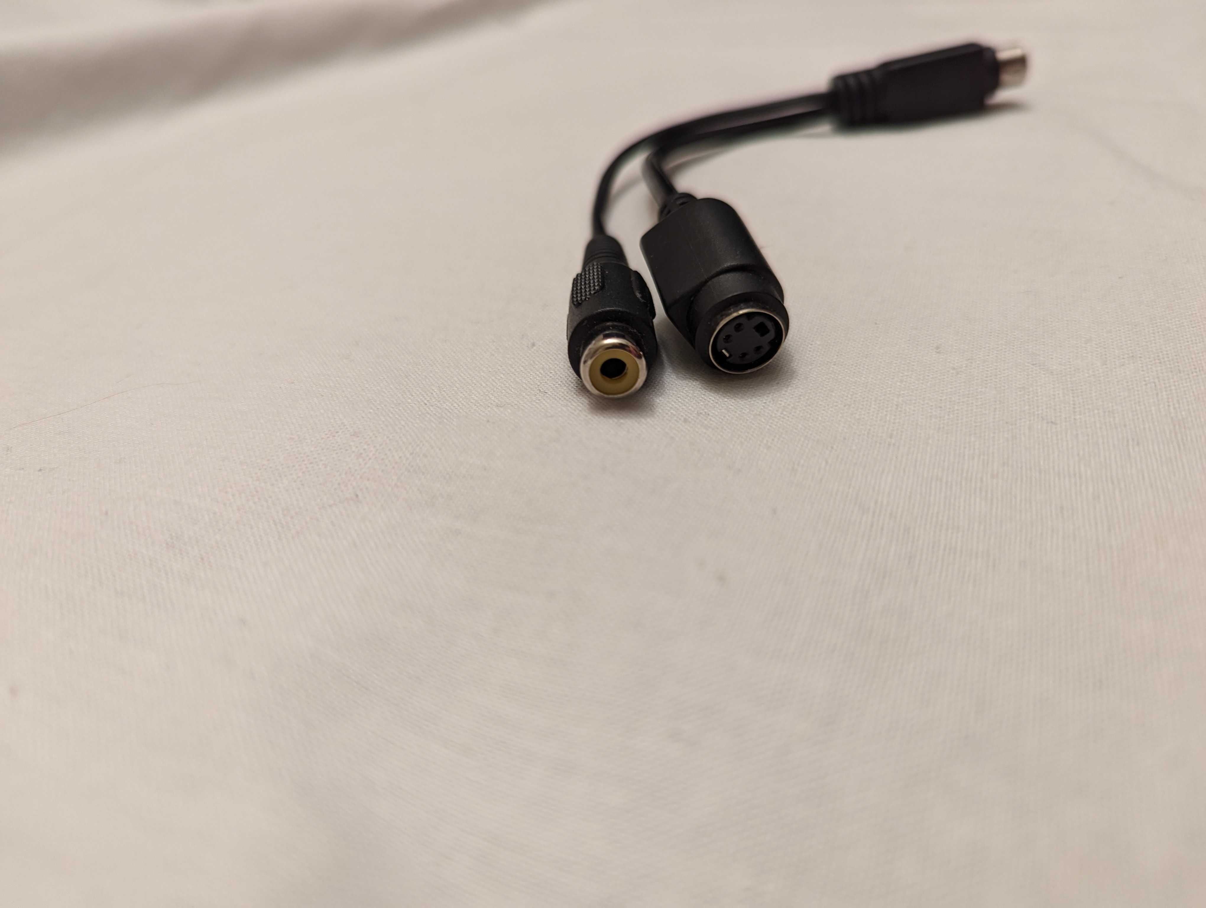 Kabel analogowy Audio Video adapter przejściówka S-Video 6 pin