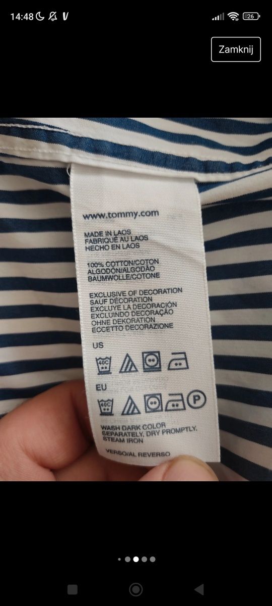 Męska koszula Tommy Hilfiger (XL)