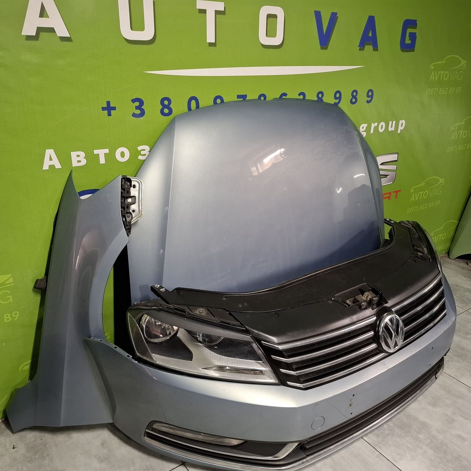 Капот морда Volkswagen Passat B7 Europe LC7Z