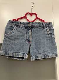 Spodenki szorty shorty dżinsowe jeansowe 110/116