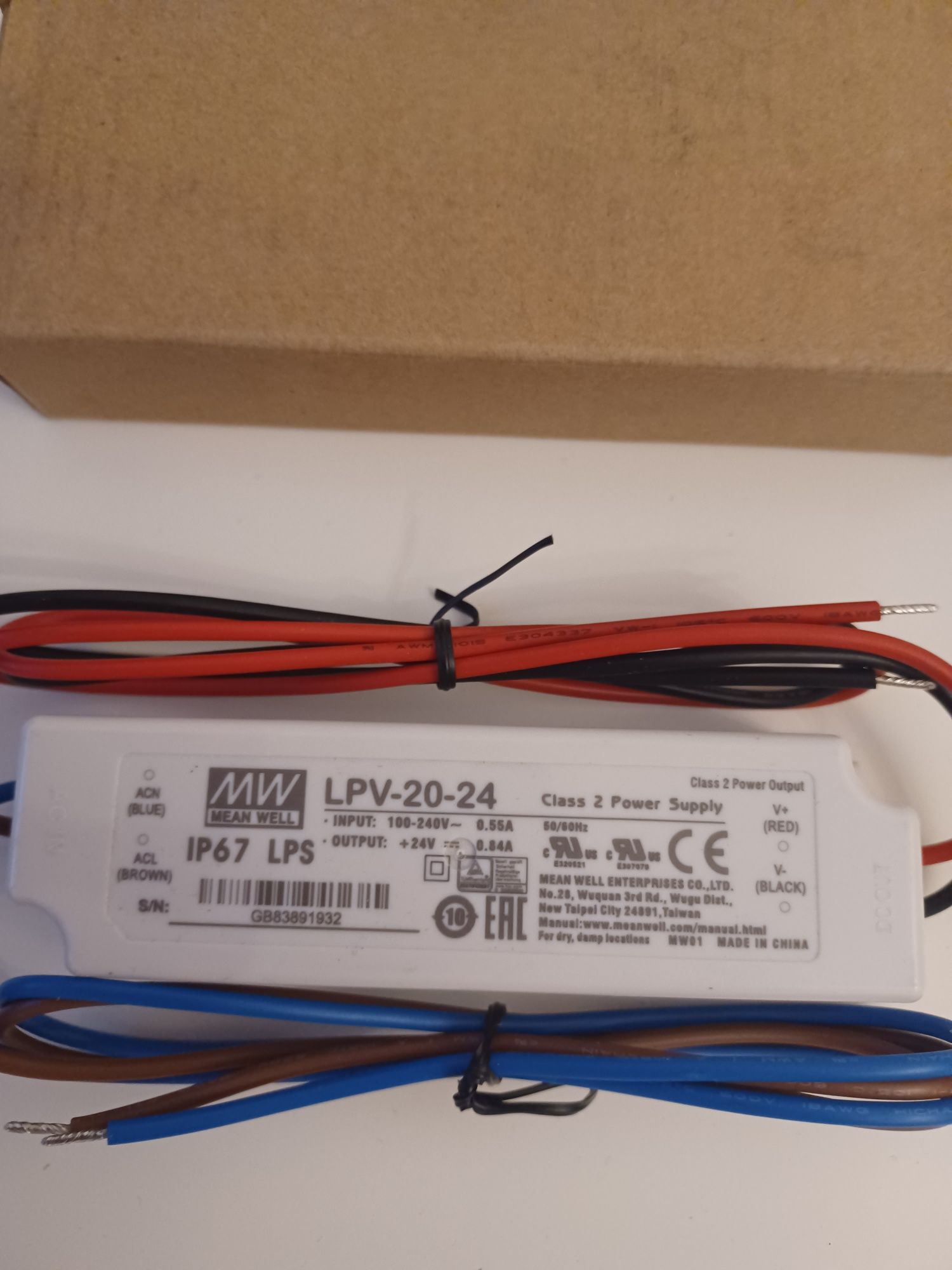Zasilacz LED LPV-20-24