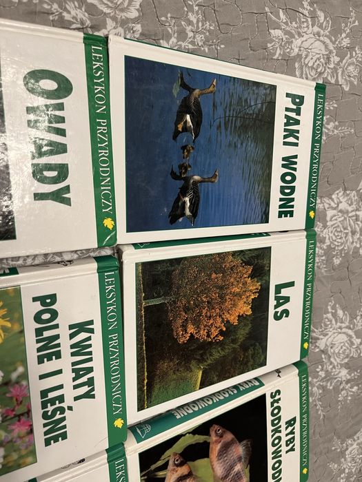 Laksykon przyrodniczy 6 sztuk.