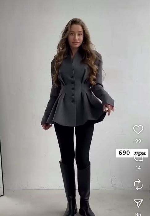 жіночий приталений піджак жакет пиджак